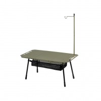 Складной стол Naturehike CNK2450JJ025, 80х40 см, алюминий, оливковый
