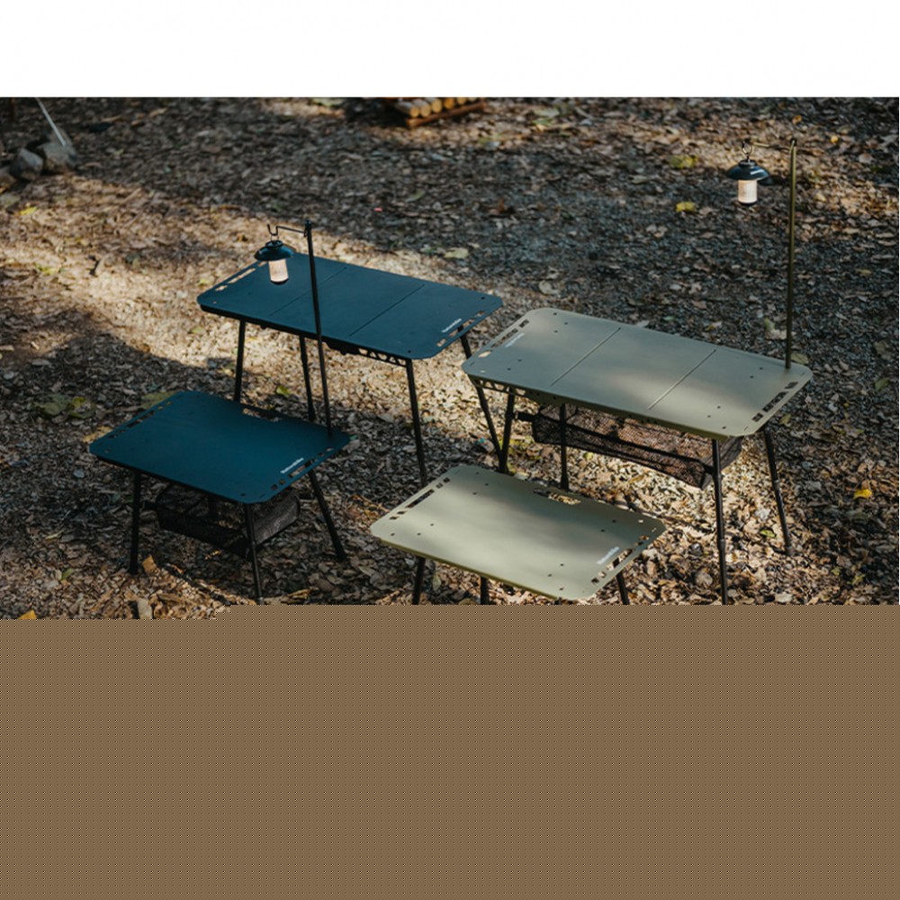 Складной стол Naturehike CNK2450JJ025, 80х40 см, алюминий, черный