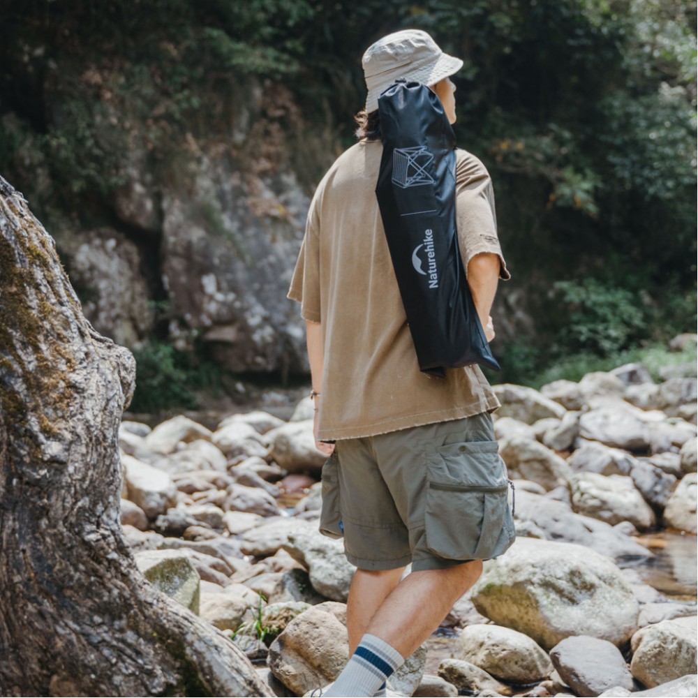 Складаний стіл Naturehike CNK2450JJ013, L, алюміній, сірий