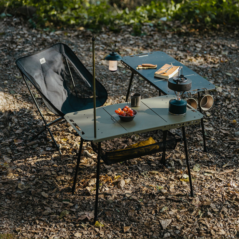 Складной стол Naturehike CNK2450JJ025, 60х40 см, алюминий, черный