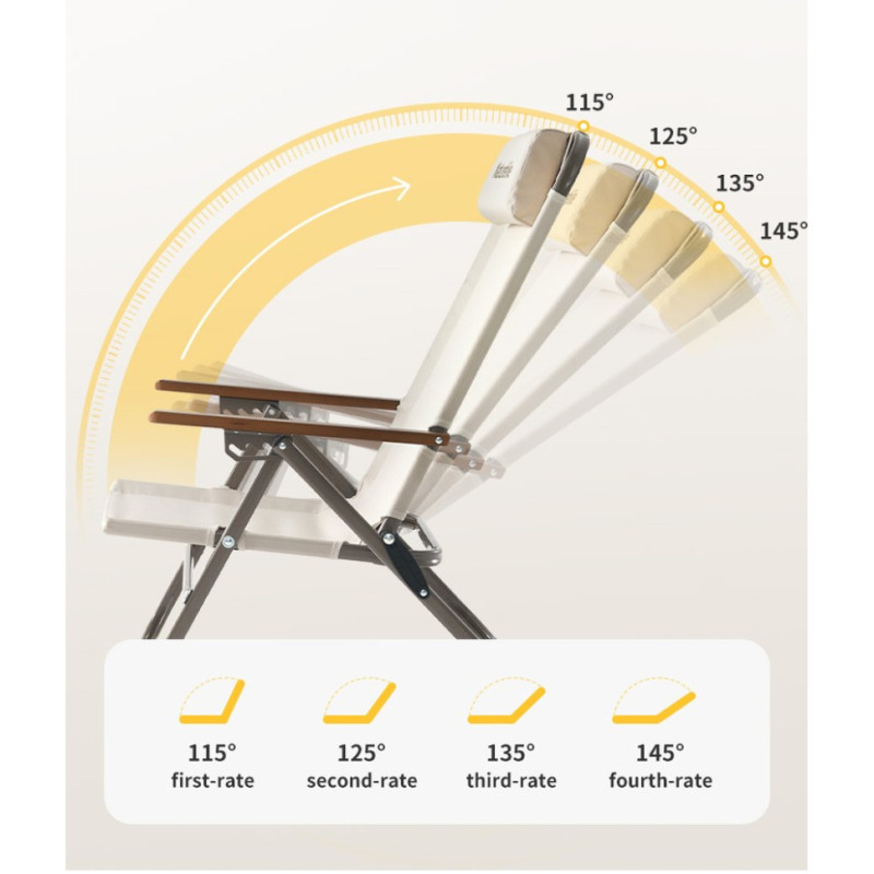 Кресло складное Naturehike CNK2550JJ012, железо, черный