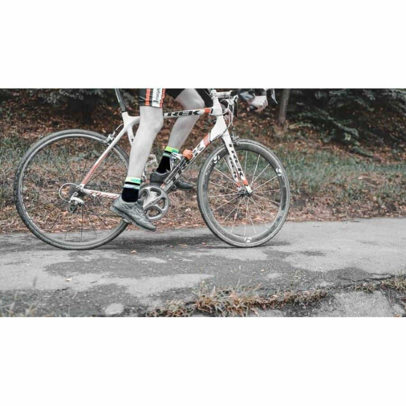 Носки водонепроницаемые Dexshell Pro visibility Cycling, р-р L (43-46), с зеленой полоской