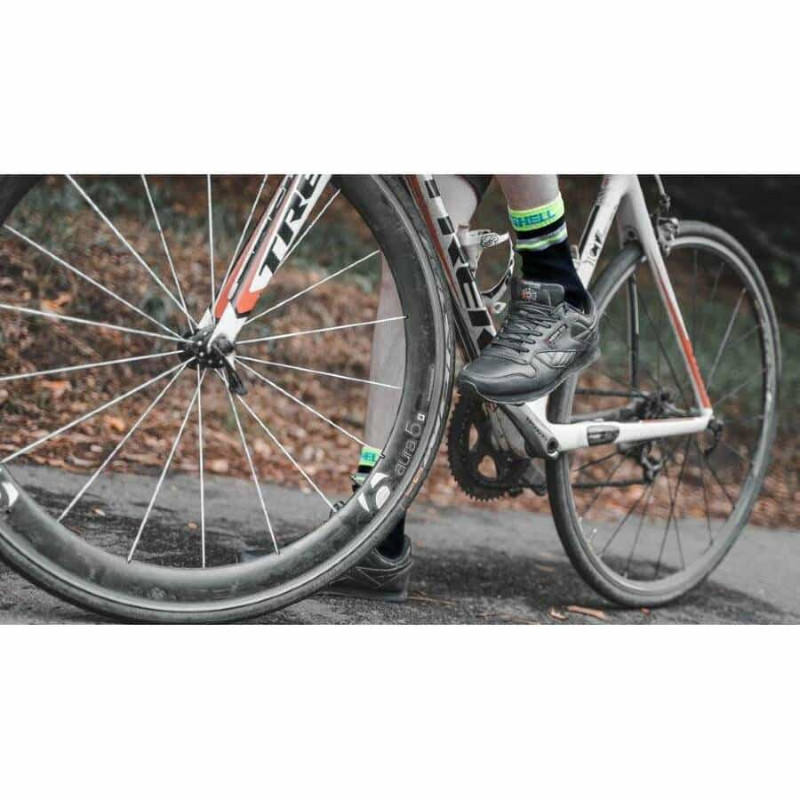 Носки водонепроницаемые Dexshell Pro visibility Cycling, р-р L (43-46), с зеленой полоской