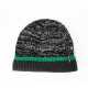 Шапка водонепроницаемая Dexshell Cuffed Beanie, р-р L/XL (58-60 см) черная с зеленой полосой