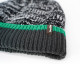 Шапка водонепроницаемая Dexshell Cuffed Beanie, р-р L/XL (58-60 см) черная с зеленой полосой