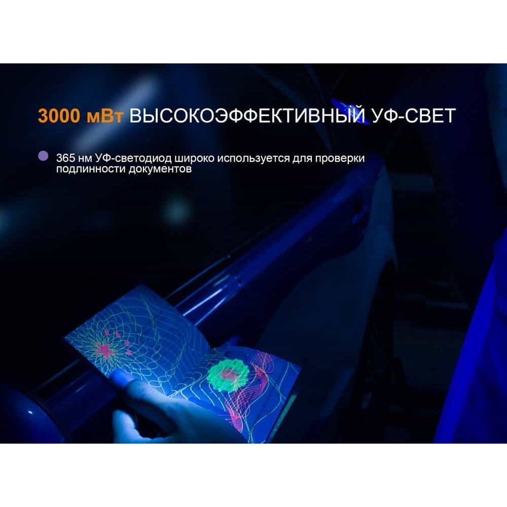 Фонарик ручной Fenix TK25 UV Cree XP-G2
