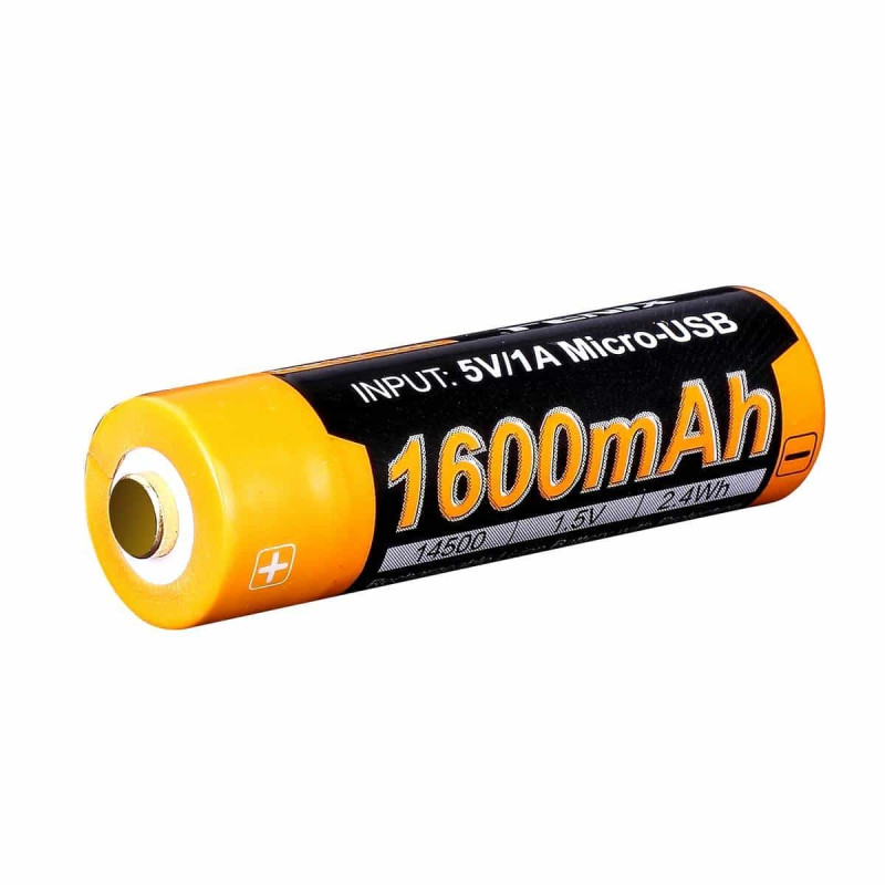 Аккумулятор 14500 Fenix ARB-L14-1600Umicro usb зарядка