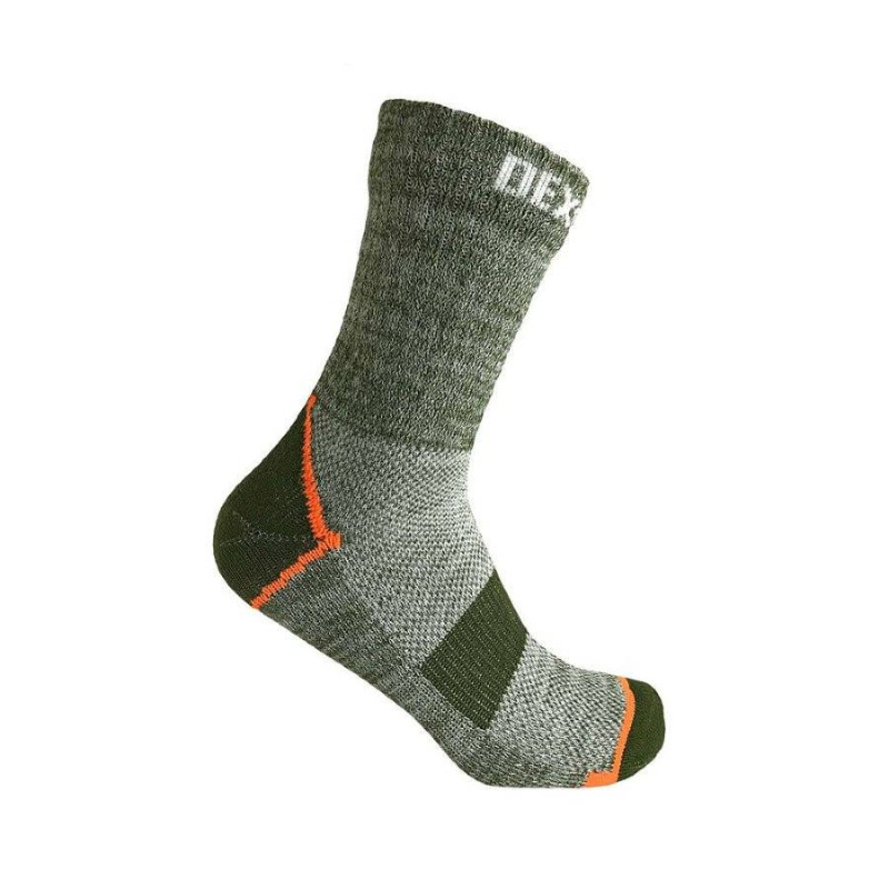 Носки водонепроницаемые Dexshell Terrian Walking Ankle, p-p S, зеленые