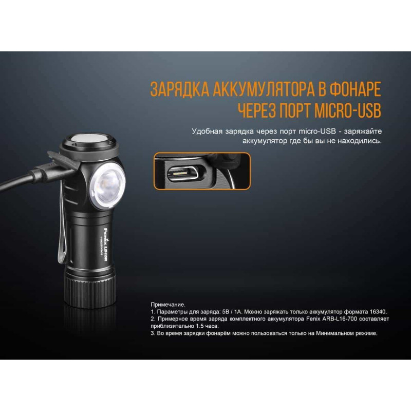 Ліхтар ручний Fenix LD15R Cree XP-G3