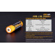 Аккумулятор 18650 Fenix (2600 mAh) micro usb зарядка