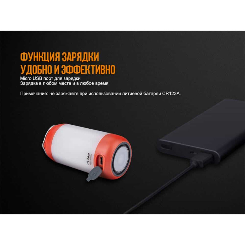 Фонарь кемпинговый Fenix CL26R зеленый