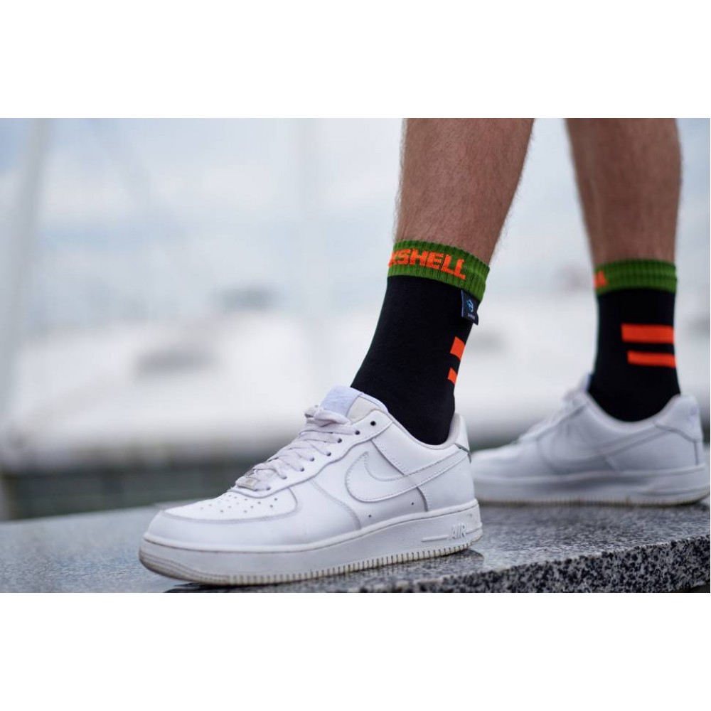 Шкарпетки водонепроникні  Dexshell Running, p-p L, з помаранчевими смугами