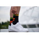 Носки водонепроницаемые Dexshell Running, p-p S, с оранжевыми полосами