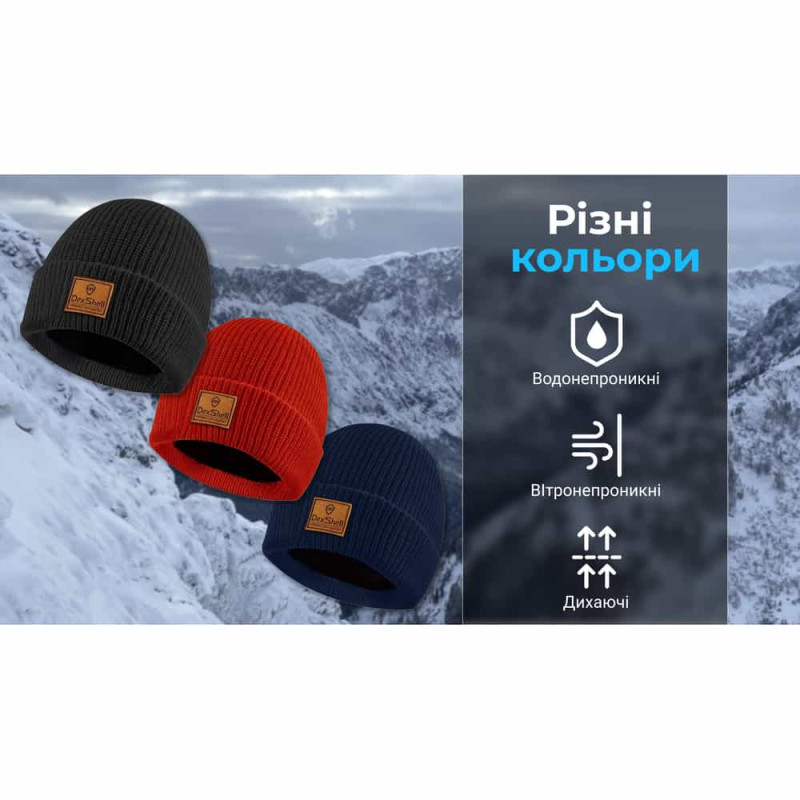 Шапка водонепроницаемая Dexshell Watch Beanie темно-синяя