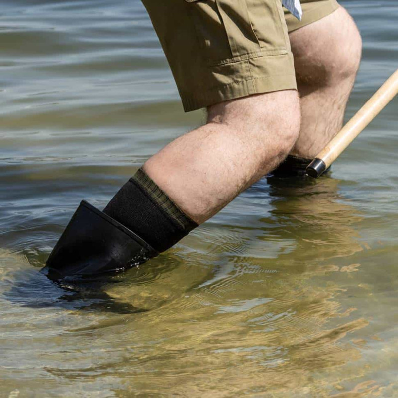 Носки водонепроницаемые Dexshell Trekking, р-р L, с зеленой полоской
