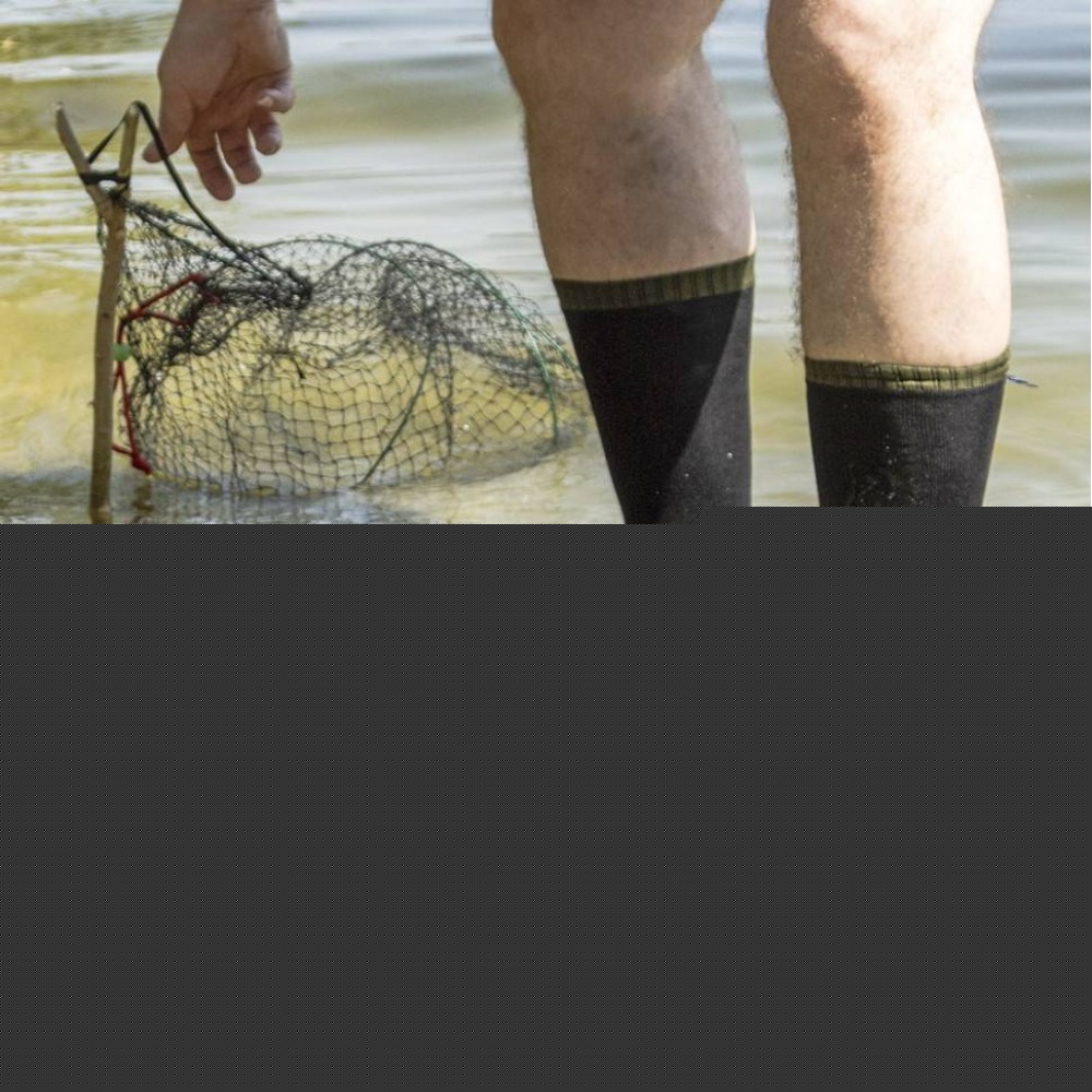 Шкарпетки водонепроникні Dexshell Trekking, р-р ХL, з зеленою смужкою