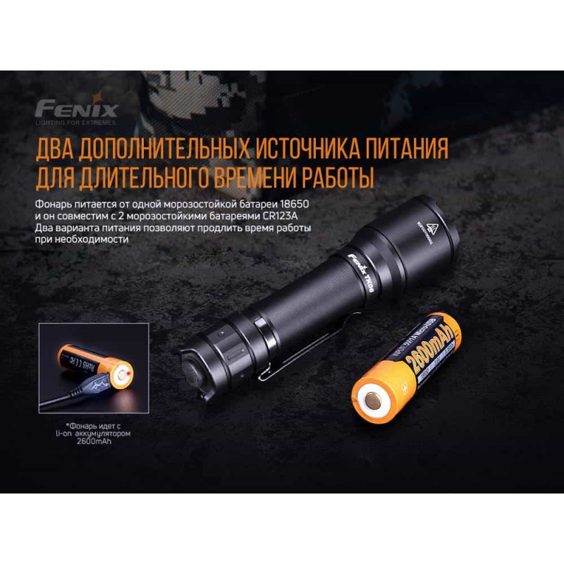 Фонарик ручной Fenix TK06