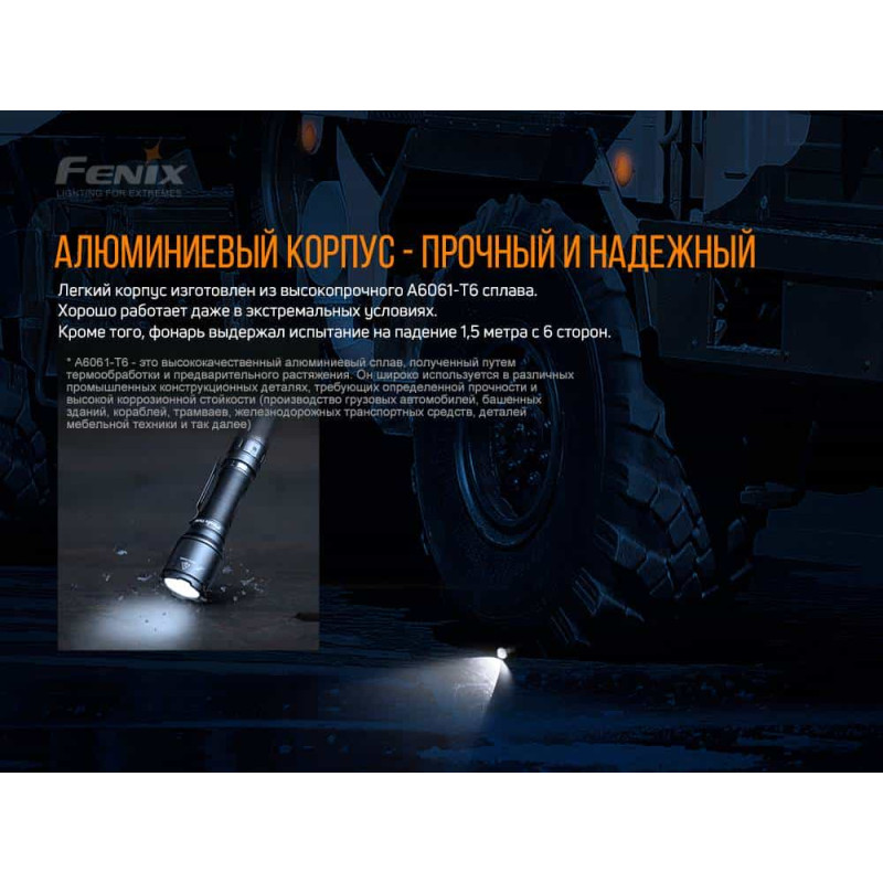 Фонарик ручной Fenix TK06