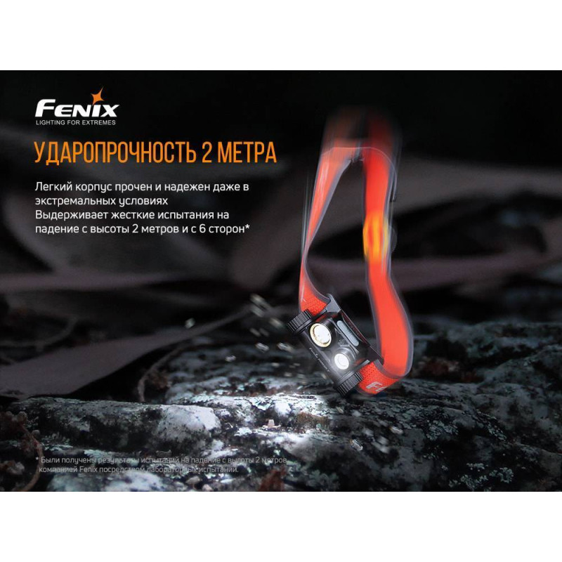 Фонарик налобный Fenix HM65R-T
