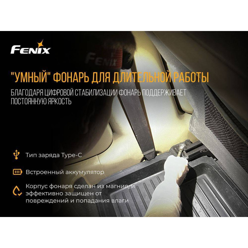 Фонарик налобный Fenix HM65R-T