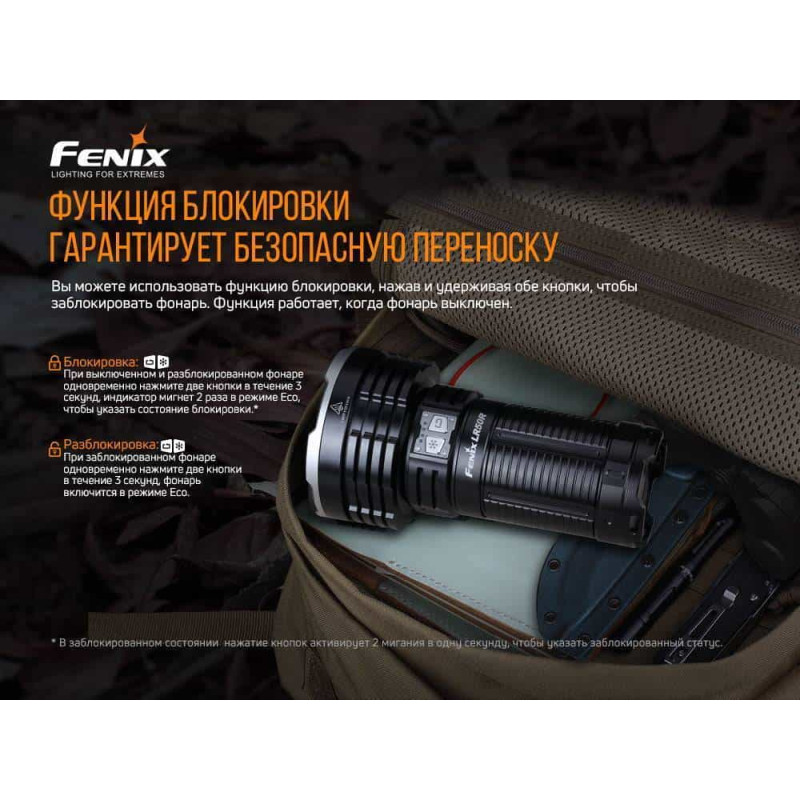 Фонарик ручной Fenix LR50R