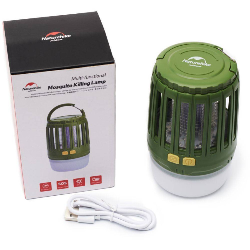 Фонарик кемпинговый с защитой от комаров Naturehike Repellent light NH20ZM003, аккумулятор 18650 (2200 mAh)