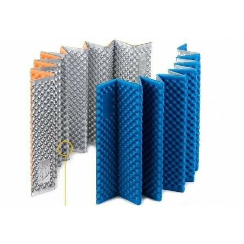 Коврик складной IXPE Naturehike NH19QD008, алюминиевая пленка, 185x56х1.8 см, голубой