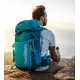 Рюкзак туристический Naturehike NH18Y045-Q, 45 л, голубой