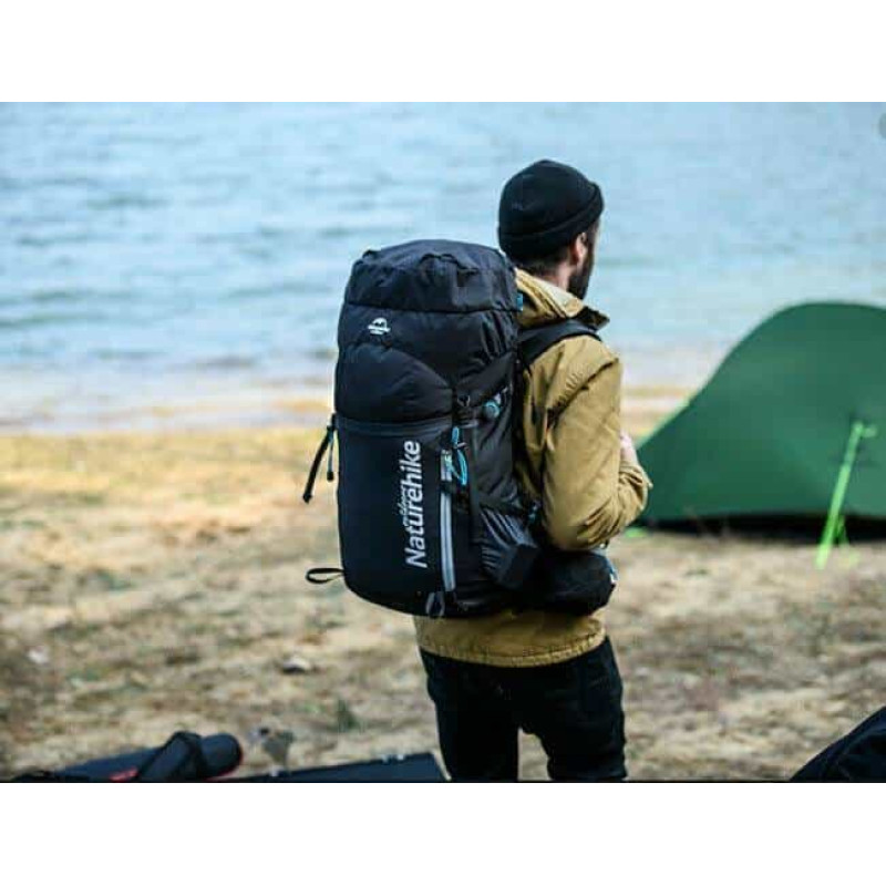 Рюкзак туристический Naturehike NH18Y045-Q, 45 л, черный