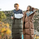 Спальник з капюшоном Naturehike U350 NH20MSD07, (1°C), лівий, коричневий
