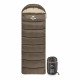 Спальник c капюшоном Naturehike U350 NH20MSD07, (1°C), правый, коричневый