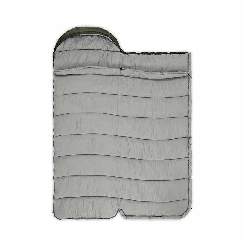 Спальник c капюшоном Naturehike U350 NH20MSD07, (1°C), правый, коричневый