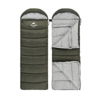 Спальник c капюшоном Naturehike U350 NH20MSD07, (1°C), левый, зеленый