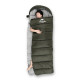 Спальник c капюшоном Naturehike U350 NH20MSD07, (1°C), левый, зеленый
