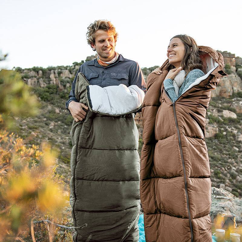 Спальник c капюшоном Naturehike U350 NH20MSD07, (1°C), левый, зеленый