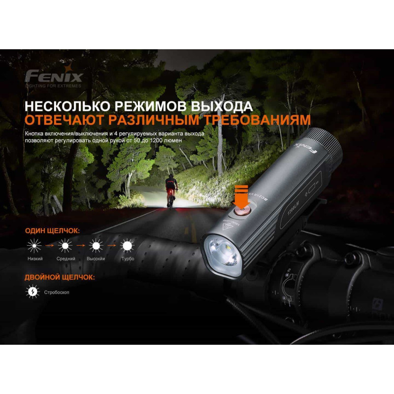 Велосипедний ліхтар Fenix BC21R V3.0