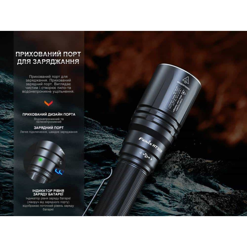 Фонарик ручной лазерный Fenix HT30R