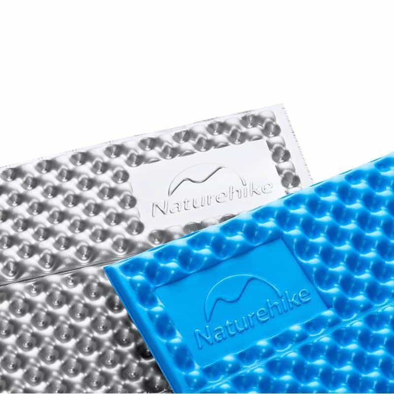 Килимок складаний IXPE Naturehike NH19QD008, алюмінієва плівка, 185x56х1,8 см, жовтий
