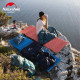 Килимок складаний IXPE Naturehike NH19QD008, алюмінієва плівка, 185x56х1,8 см, жовтий