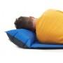 Коврик самонадувной двухместный с подушкой Naturehike NH18Q010-D, 25 мм, синий