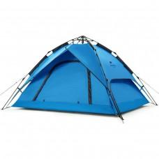 Палатка трехместная автоматическая Naturehike NH21ZP008, синяя
