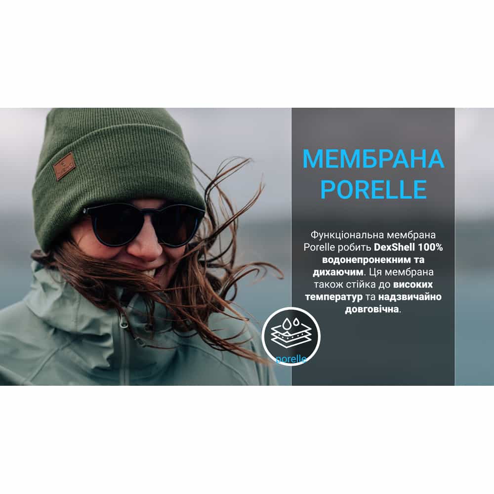 Водонепроницаемая шапка Dexshell, onesize (56-58 см), темно-зеленая