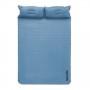 Коврик самонадувной двухместный с подушкой Naturehike CNH22DZ013, 30мм, голубой