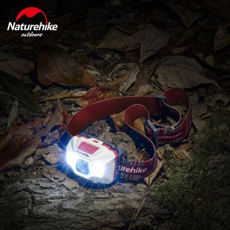 Фонарик налобный Naturehike TD-02 NH00T002-D, бело-черный