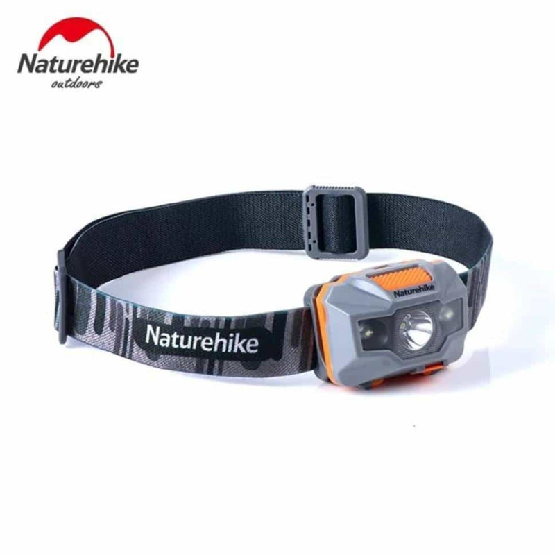 Фонарик налобный Naturehike TD-02 NH00T002-D, оранжево-серый