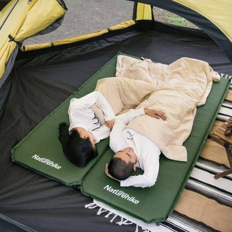 Матрас cамонадувной 5 см Naturehike NH20DZ003, темно-зеленый