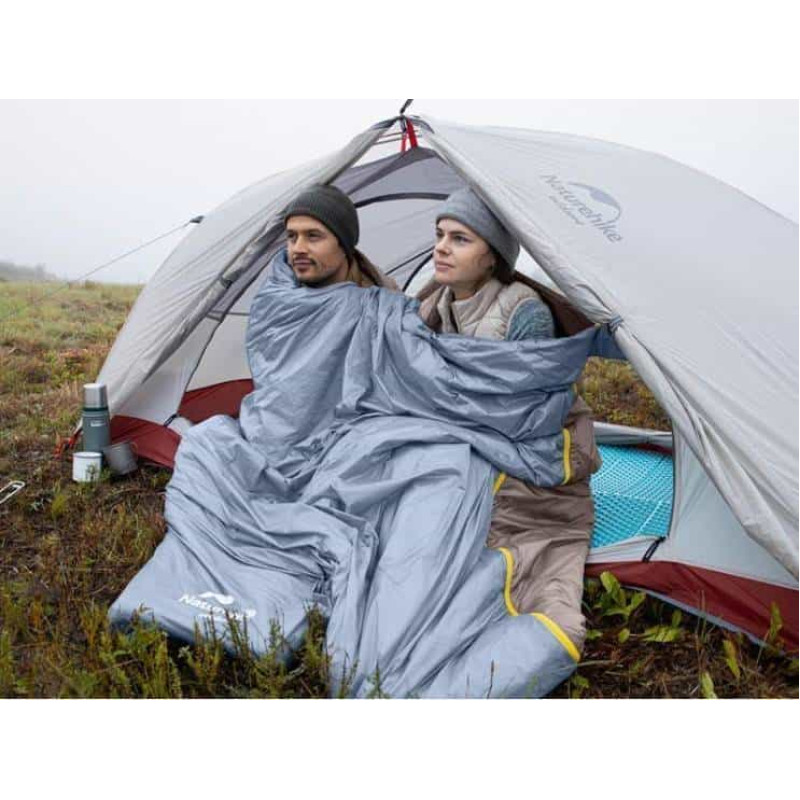 Спальник надлегкий Naturehike Summer LW180 NH21MSD09 правий, (15°C), p-p M, світло-зелений