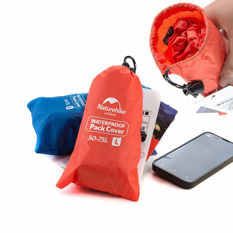 Чехол для рюкзака Naturehike NH15Y001-Z M, 30-50 л, голубой
