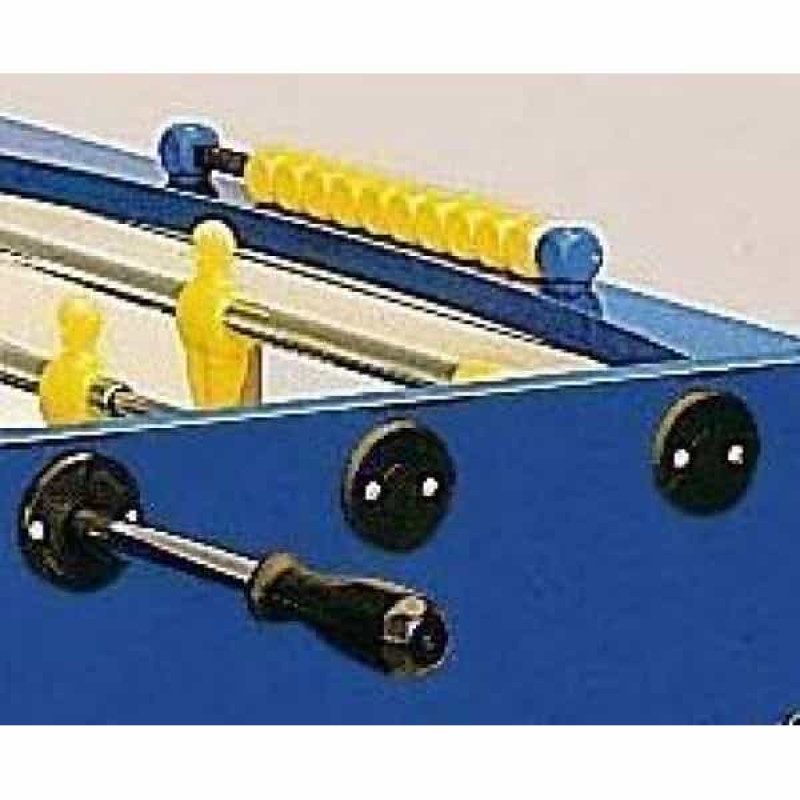 Настольный футбол Garlando G-100 Blue с телескопическими прутьями
