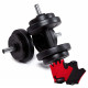 Гантели битумные Fit-On Chrome 2 x 8,5 кг